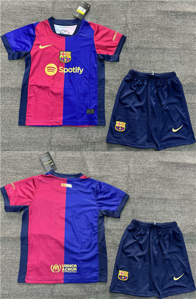 Custom Barcelona red-royal jersey