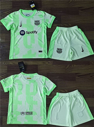 Custom Barcelona white-green jersey