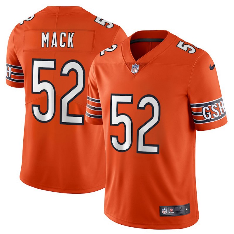 Khalil Mack Chicago Bears orange jersey