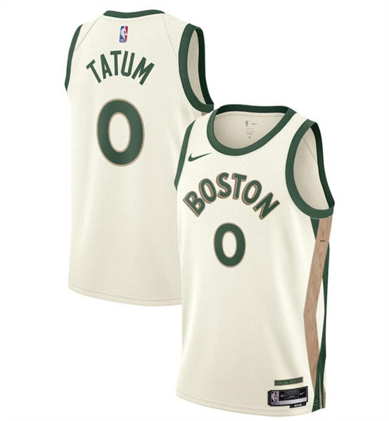 Jayson Tatum Boston Celtics white City Edition jersey