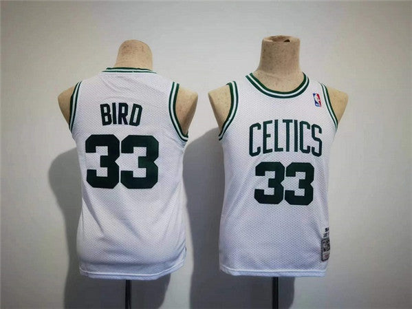 Larry Bird Boston Celtics white jersey