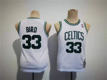 Larry Bird Boston Celtics white jersey