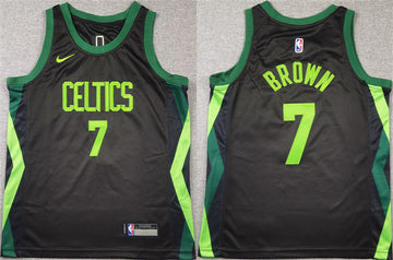 Jaylen Brown Boston Celtics black City Edition jersey