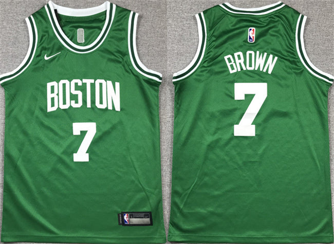 Jaylen Brown Boston Celtics green jersey