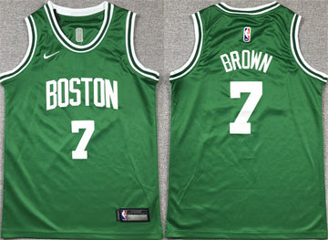 Jaylen Brown Boston Celtics green jersey