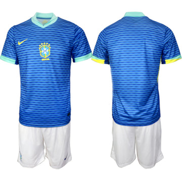 Custom Brazil National Team blue jersey