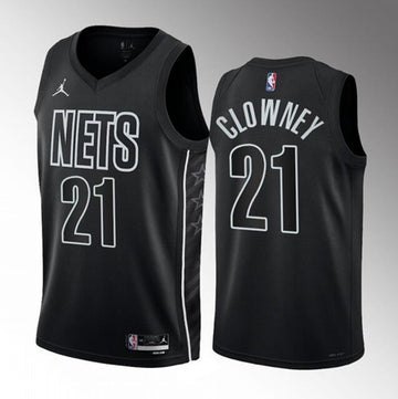 Custom Brooklyn Nets black jersey