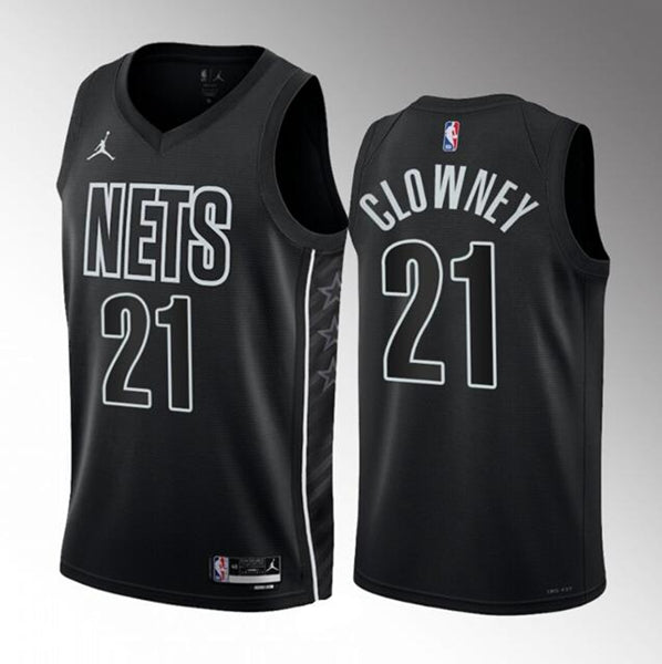 Custom Brooklyn Nets black jersey