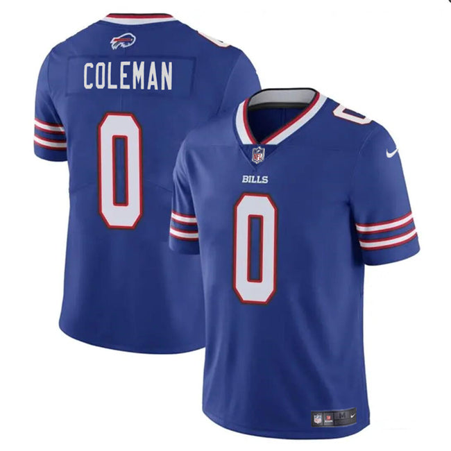 Keon Coleman Buffalo Bills blue jersey