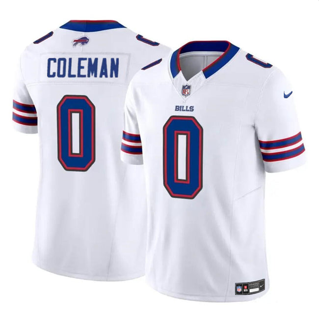 Keon Coleman Buffalo Bills white FUSE jersey