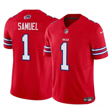 Curtis Samuel Buffalo Bills red FUSE jersey