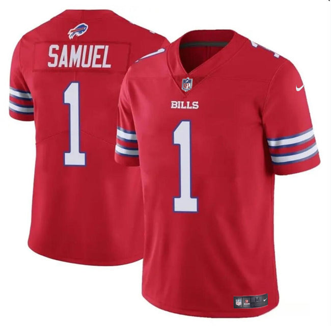 Curtis Samuel Buffalo Bills red jersey
