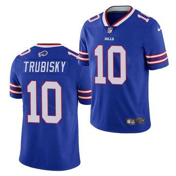 Mitchell Trubisky Buffalo Bills blue jersey