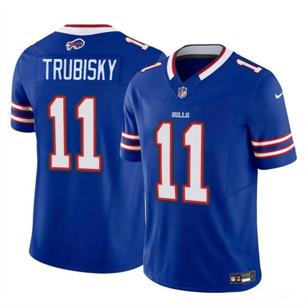 Mitch Trubisky Buffalo Bills blue FUSE jersey