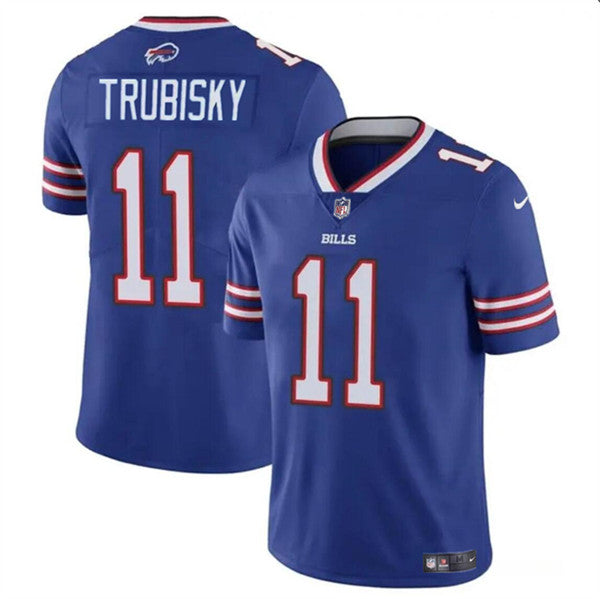 Mitch Trubisky Buffalo Bills blue jersey
