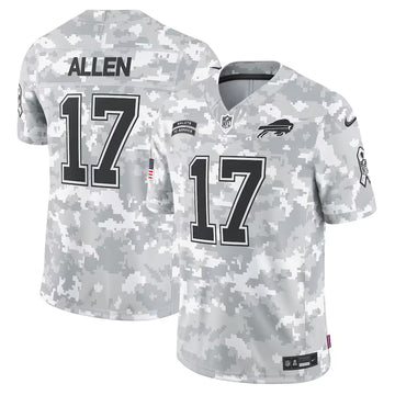 Josh Allen Buffalo Bills camo Salute To Service jersey