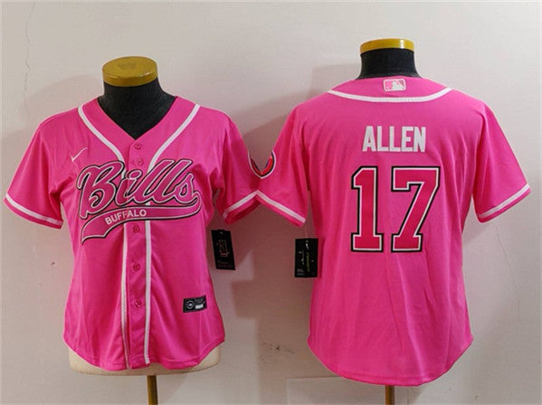 Josh Allen Buffalo Bills pink jersey