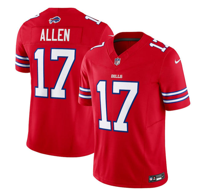Josh Allen Buffalo Bills red FUSE jersey
