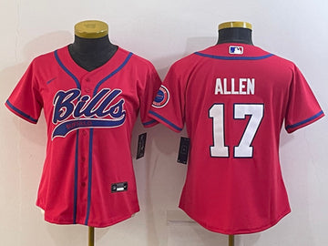 Josh Allen Buffalo Bills red jersey