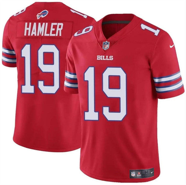 KJ Hamler Buffalo Bills red jersey