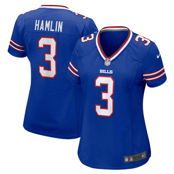 Damar Hamlin Buffalo Bills blue Game jersey