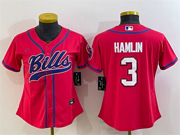 Damar Hamlin Buffalo Bills red jersey