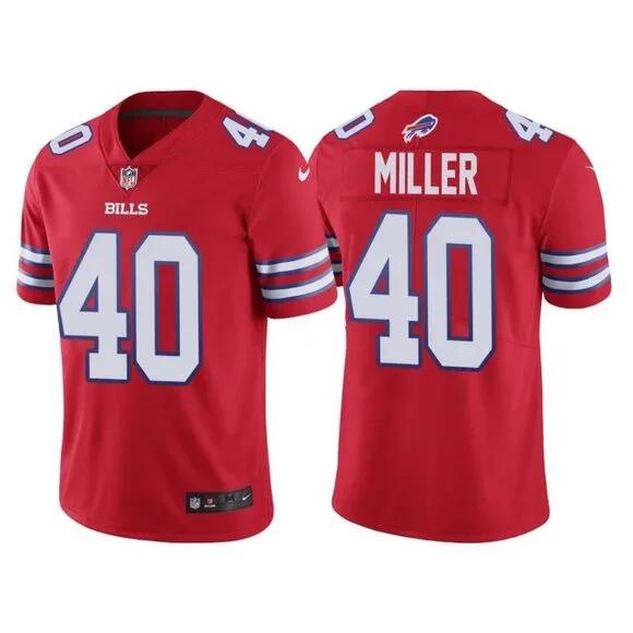 Von Miller Buffalo Bills red jersey