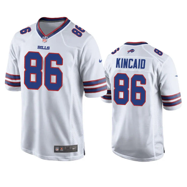 Dalton Kincaid Buffalo Bills white Game jersey