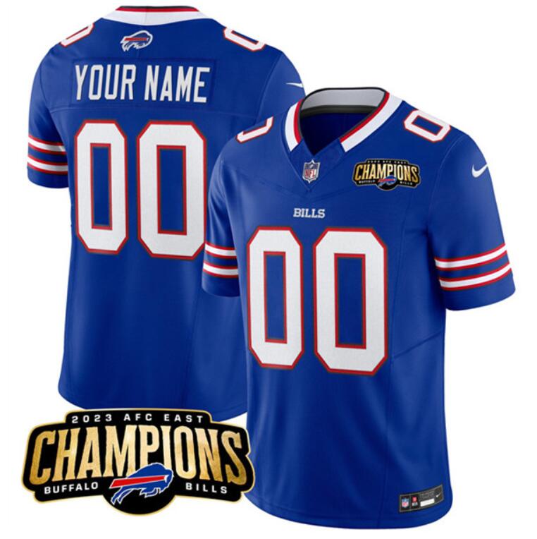 Custom Buffalo Bills blue FUSE jersey