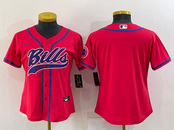 Custom Buffalo Bills red jersey