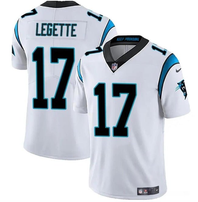 Xavier Legette Carolina Panthers white jersey