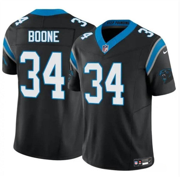 Mike Boone Carolina Panthers black FUSE jersey