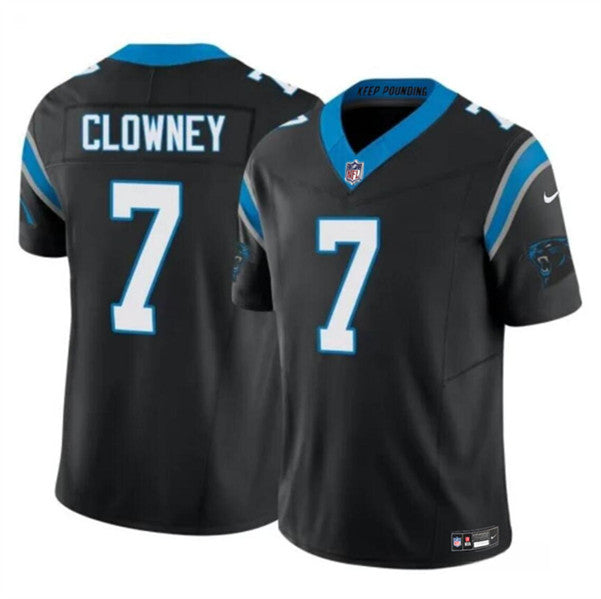 Jadeveon Clowney Carolina Panthers black FUSE jersey