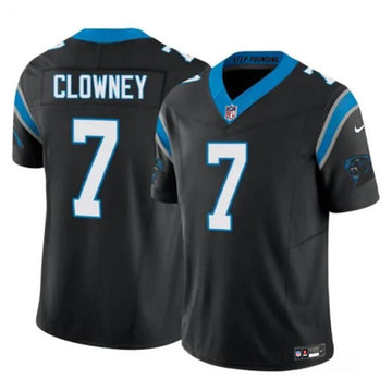 Jadeveon Clowney Carolina Panthers black FUSE jersey