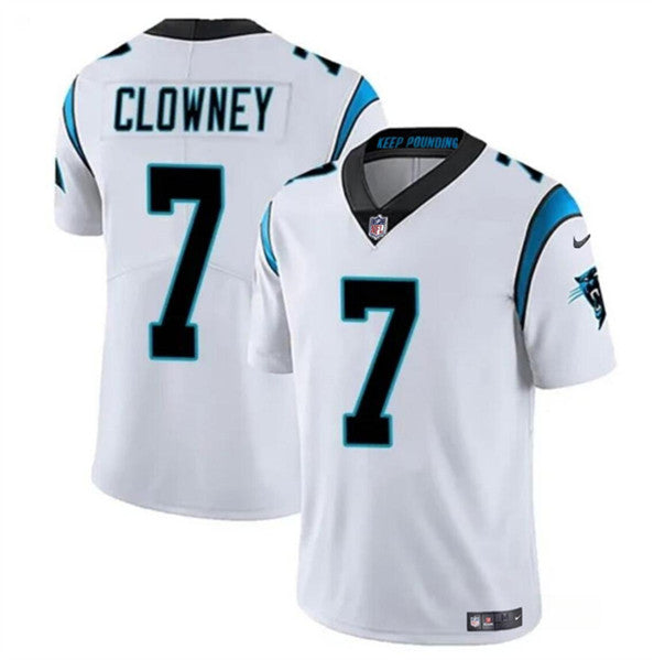 Jadeveon Clowney Carolina Panthers white jersey