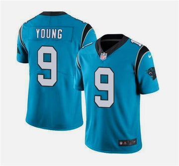 Bryce Young Carolina Panthers blue jersey