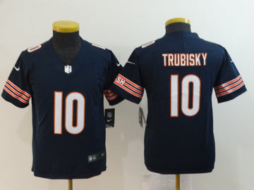 Mitchell Trubisky Chicago Bears navy jersey