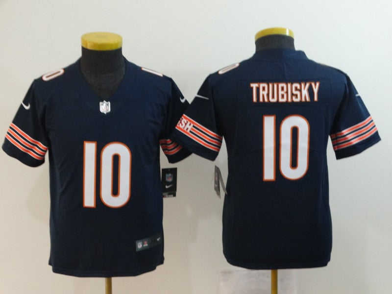Mitchell Trubisky Chicago Bears navy jersey