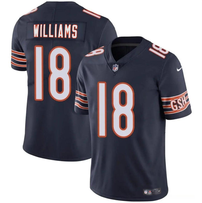 Caleb Williams Chicago Bears navy jersey