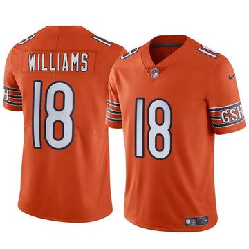Caleb Williams Chicago Bears orange jersey