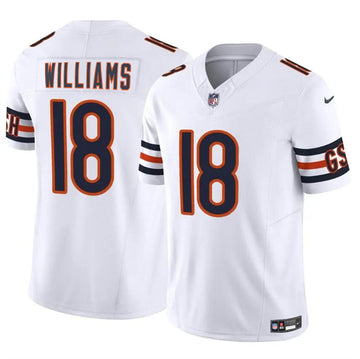 Caleb Williams Chicago Bears white FUSE jersey