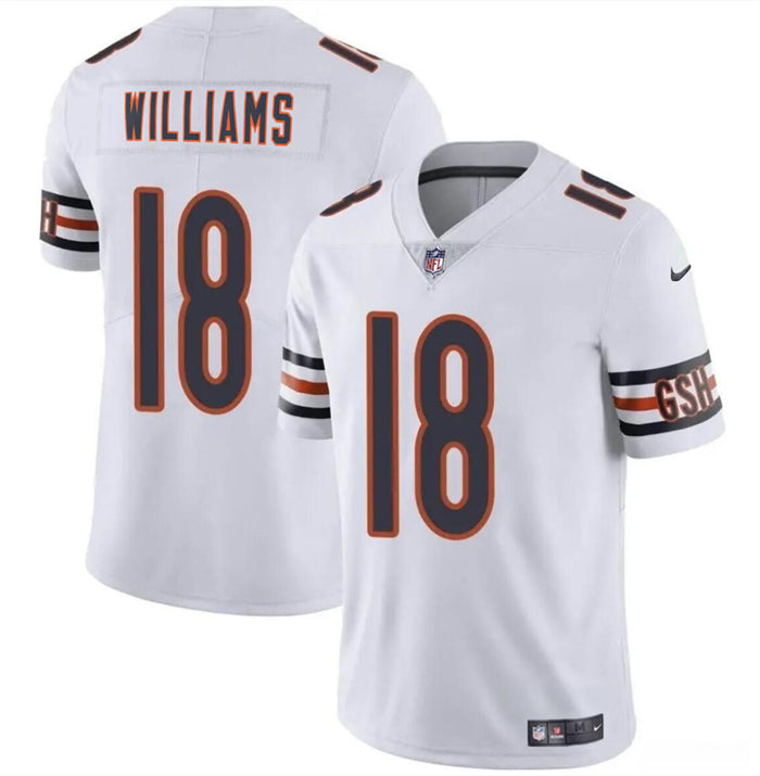 Caleb Williams Chicago Bears white jersey