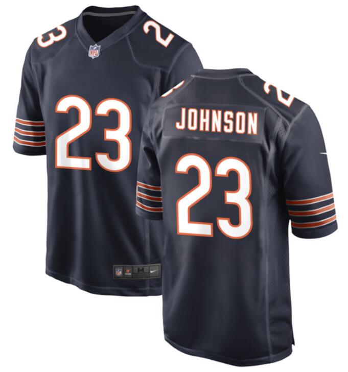 Roschon Johnson Chicago Bears navy Game jersey