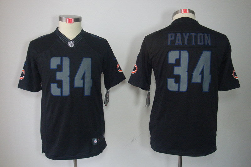 Walter Payton Chicago Bears black jersey