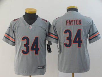 Walter Payton Chicago Bears silver Inverted Legend jersey