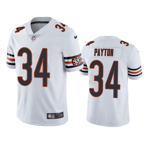 Walter Payton Chicago Bears white jersey