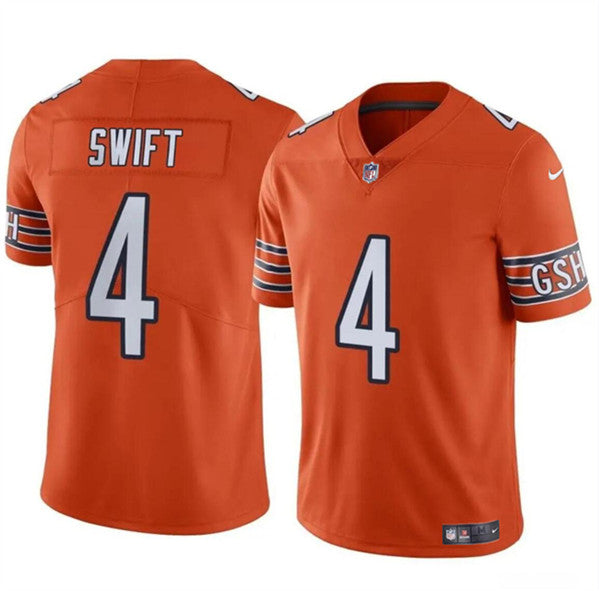 DAndre Swift Chicago Bears orange jersey