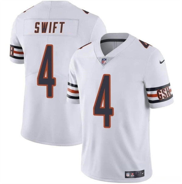 DAndre Swift Chicago Bears white jersey