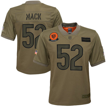 Khalil Mack Chicago Bears camo Salute To Service jersey