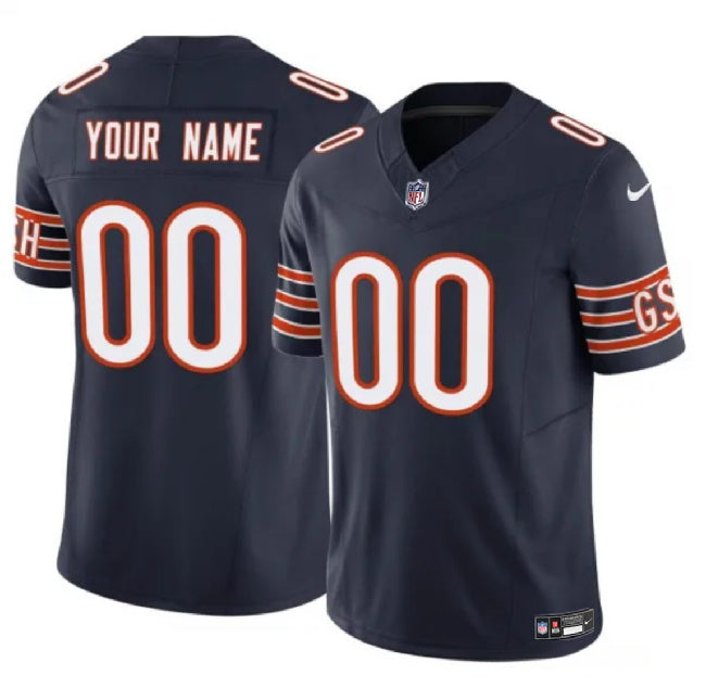 Custom Chicago Bears navy FUSE jersey